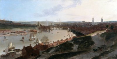 View of Newcastle upon Tyne, Taken from a Windmill to the East of St. Ann